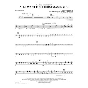 All I Want for Christmas Is You (arr. Michael Brown) - Bass