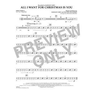 All I Want for Christmas Is You (arr. Michael Brown) - Percussion 2