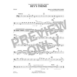 Rey's Theme (from Star Wars: The Force Awakens) - Cello