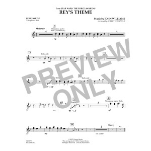 Rey's Theme (from Star Wars: The Force Awakens) - Percussion 2