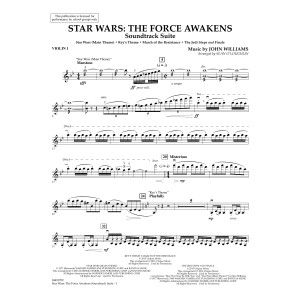 Star Wars: The Force Awakens Soundtrack Suite - Violin 1