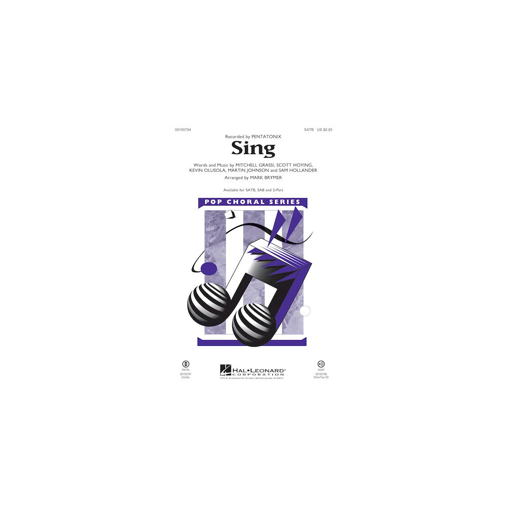 Sing (arr. Mark Brymer)