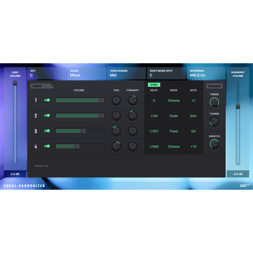 AIR Music Technology Vocal Harmonizer

AIR Music Technology Vocal Harmonizer