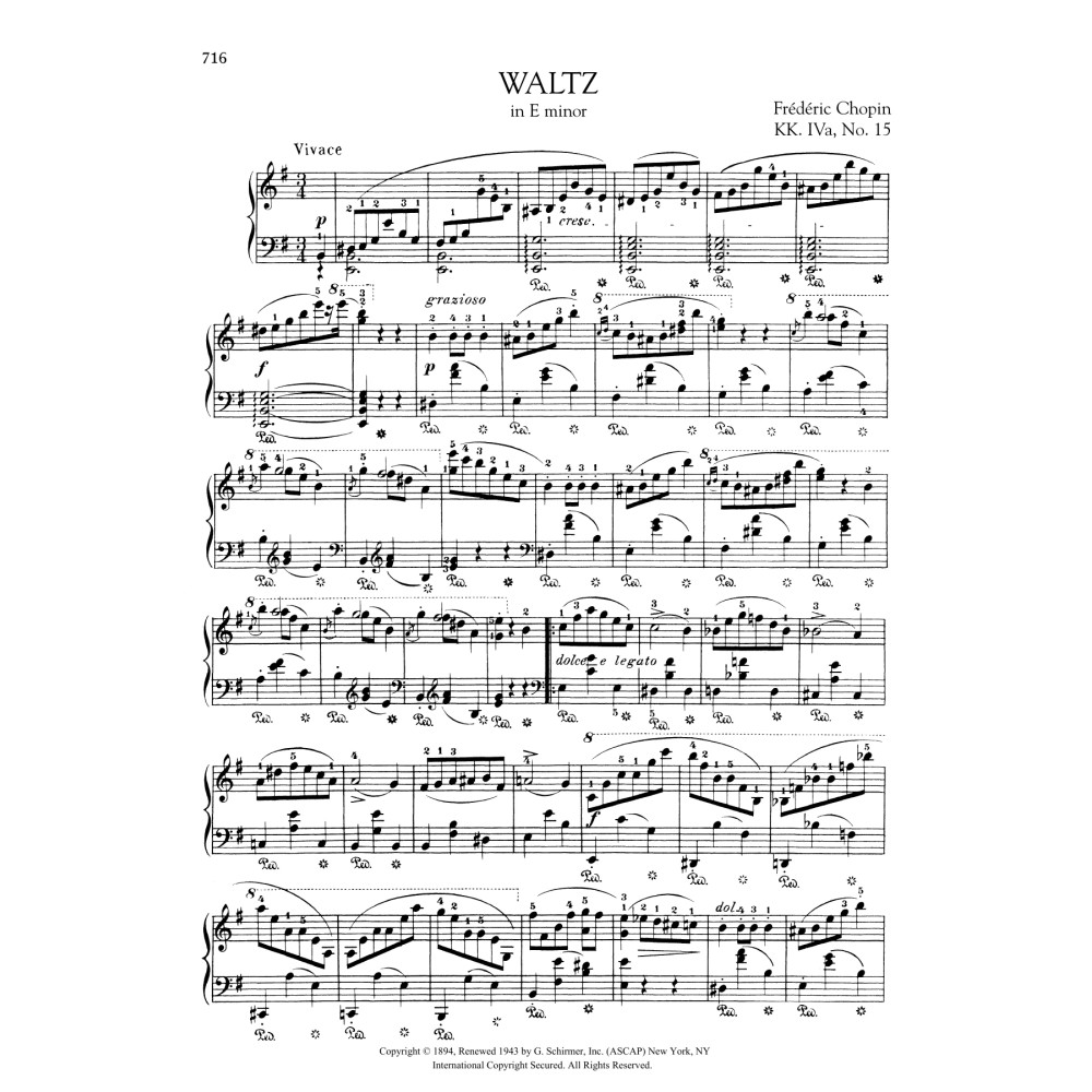 Waltz in E minor, KK. IVa, No. 15