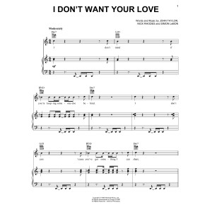 I Don't Want Your Love