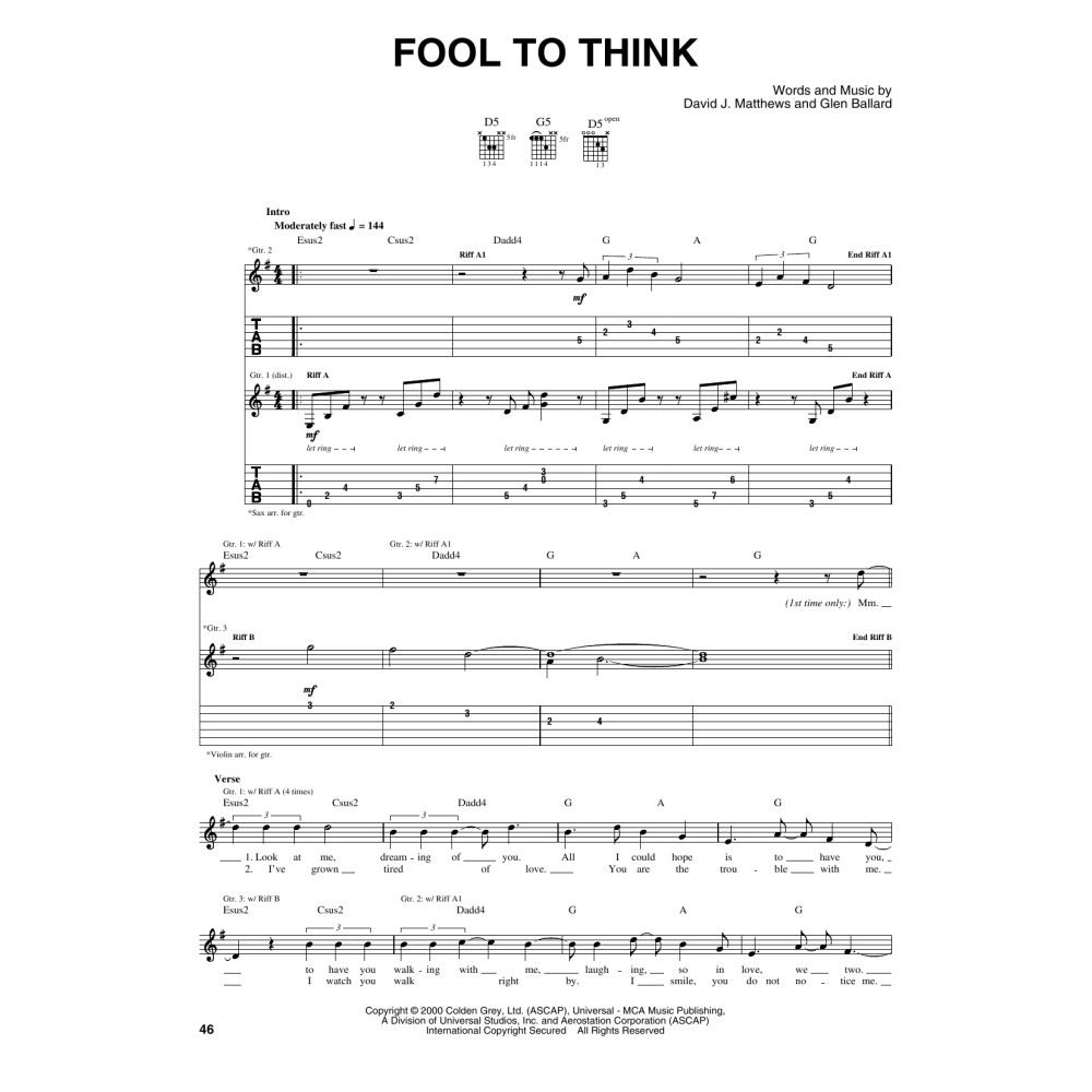 Fool To Think