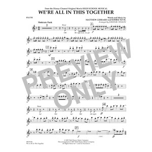 We're All In This Together (from High School Musical) - Flute