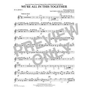 We're All In This Together (from High School Musical) - Bb Clarinet 1
