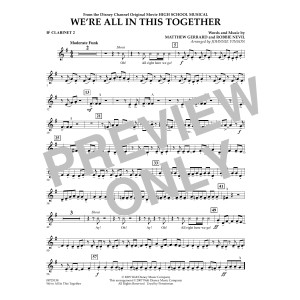 We're All In This Together (from High School Musical) - Bb Clarinet 2