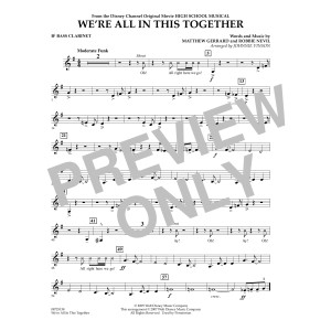 We're All In This Together (from High School Musical) - Bb Bass Clarinet