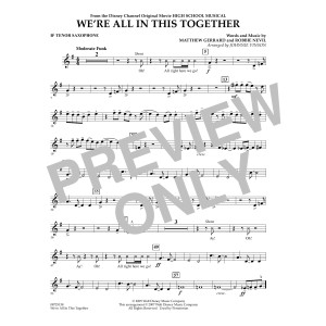 We're All In This Together (from High School Musical) - Bb Tenor Saxophone