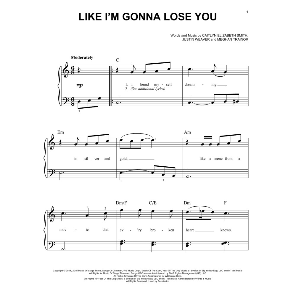Like I'm Gonna Lose You