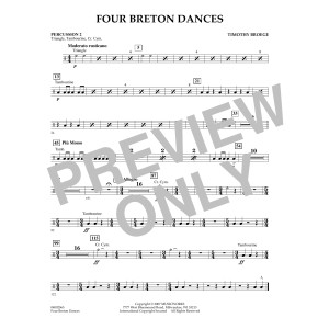 Four Breton Dances - Percussion 2