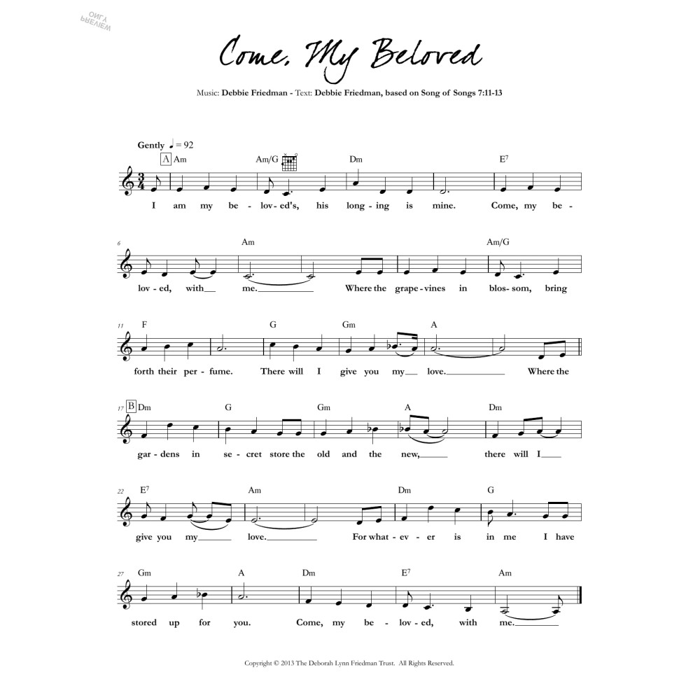 Come, My Beloved