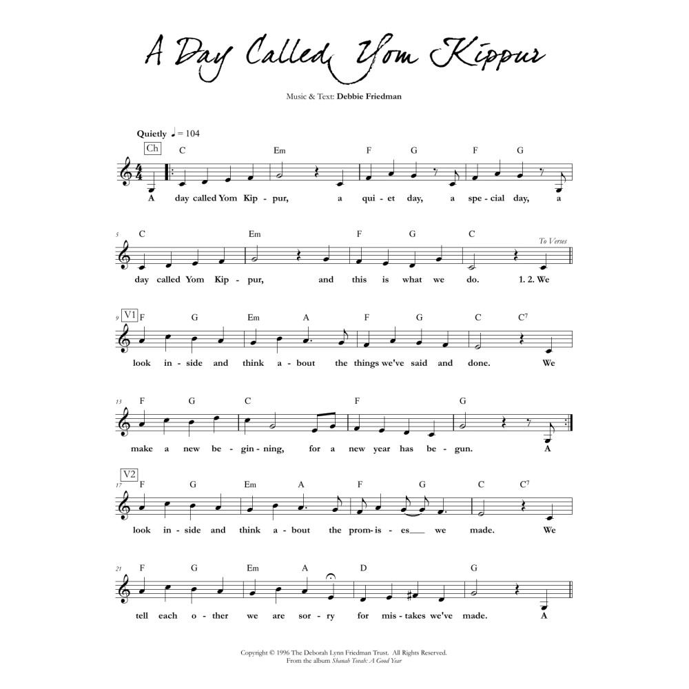 A Day Called Yom Kippur
