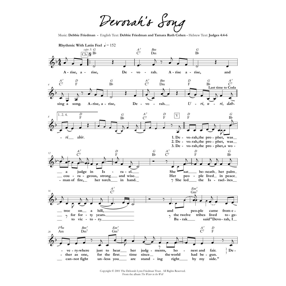 Devorah's Song