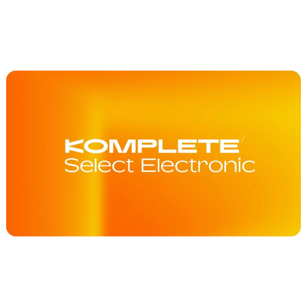 Ni Komplete Select Electronic