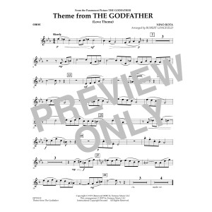 Theme From The Godfather - Oboe