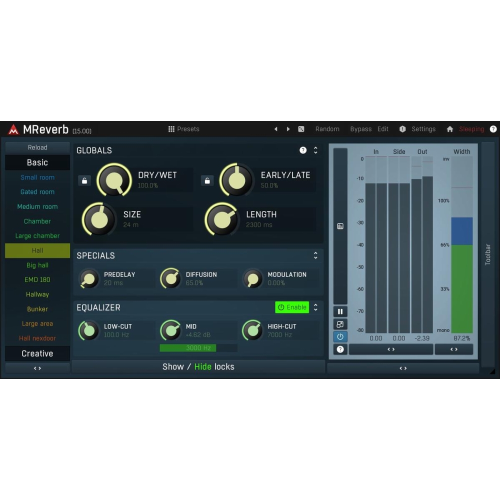Melda Production MReverb

Melda Production MReverb