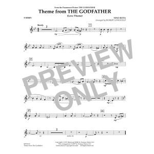 Theme From The Godfather - F Horn