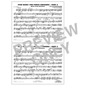 Star Wars: The Force Awakens - Part 2 - Bb Clarinet