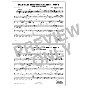 Star Wars: The Force Awakens - Part 2 - 2nd Bb Trumpet