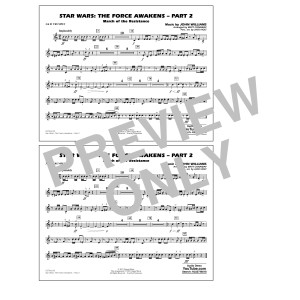 Star Wars: The Force Awakens - Part 2 - 3rd Bb Trumpet
