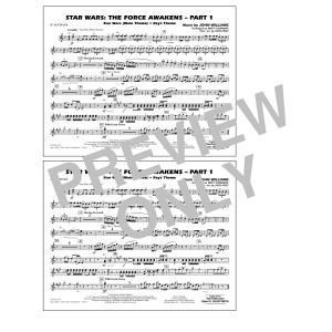 Star Wars: The Force Awakens - Part 1 - Eb Alto Sax