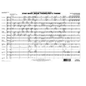 Star Wars Main Theme/Rey's Theme (from The Force Awakens) - Conductor Score (Full Score)