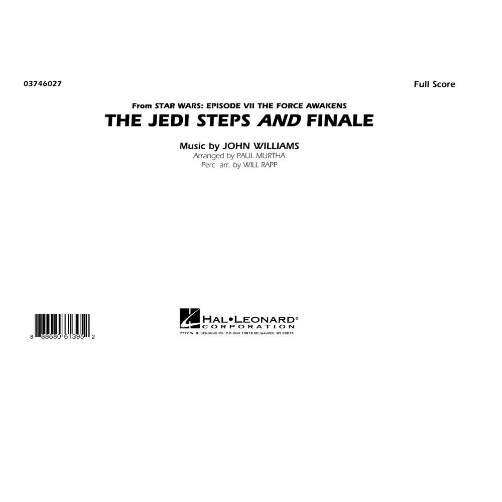 The Jedi Steps and Finale (from Star Wars: The Force Awakens) - Conductor Score (Full Score)