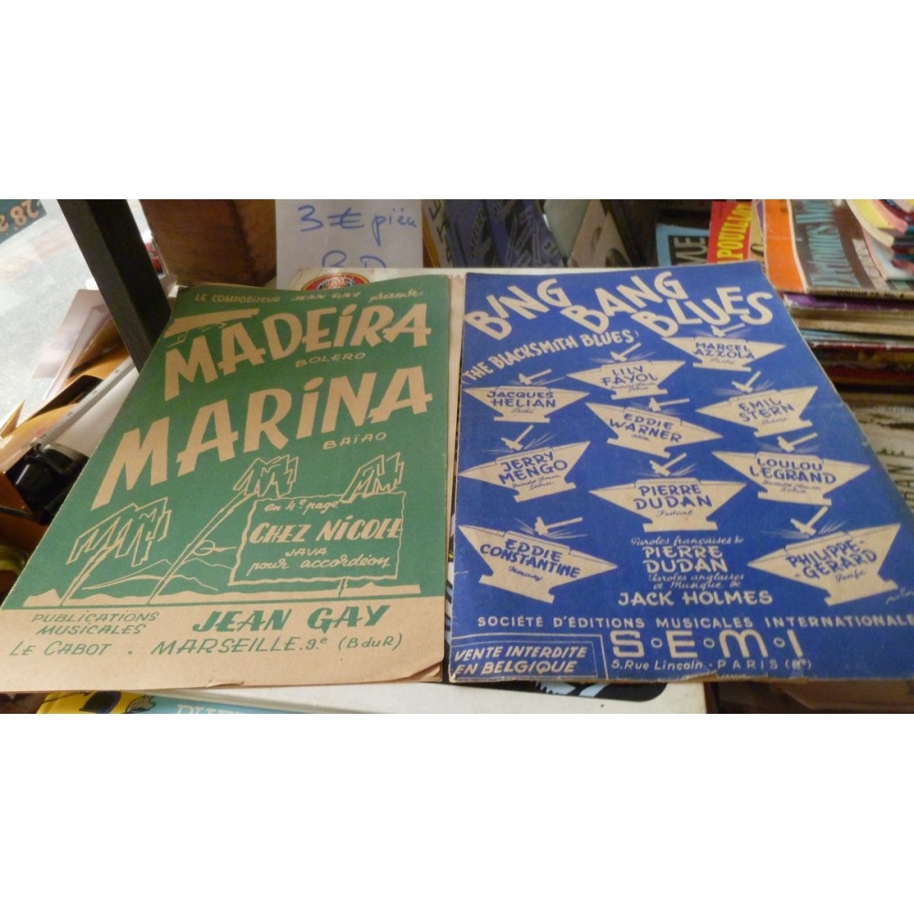 Collectible Music Sheet Music
