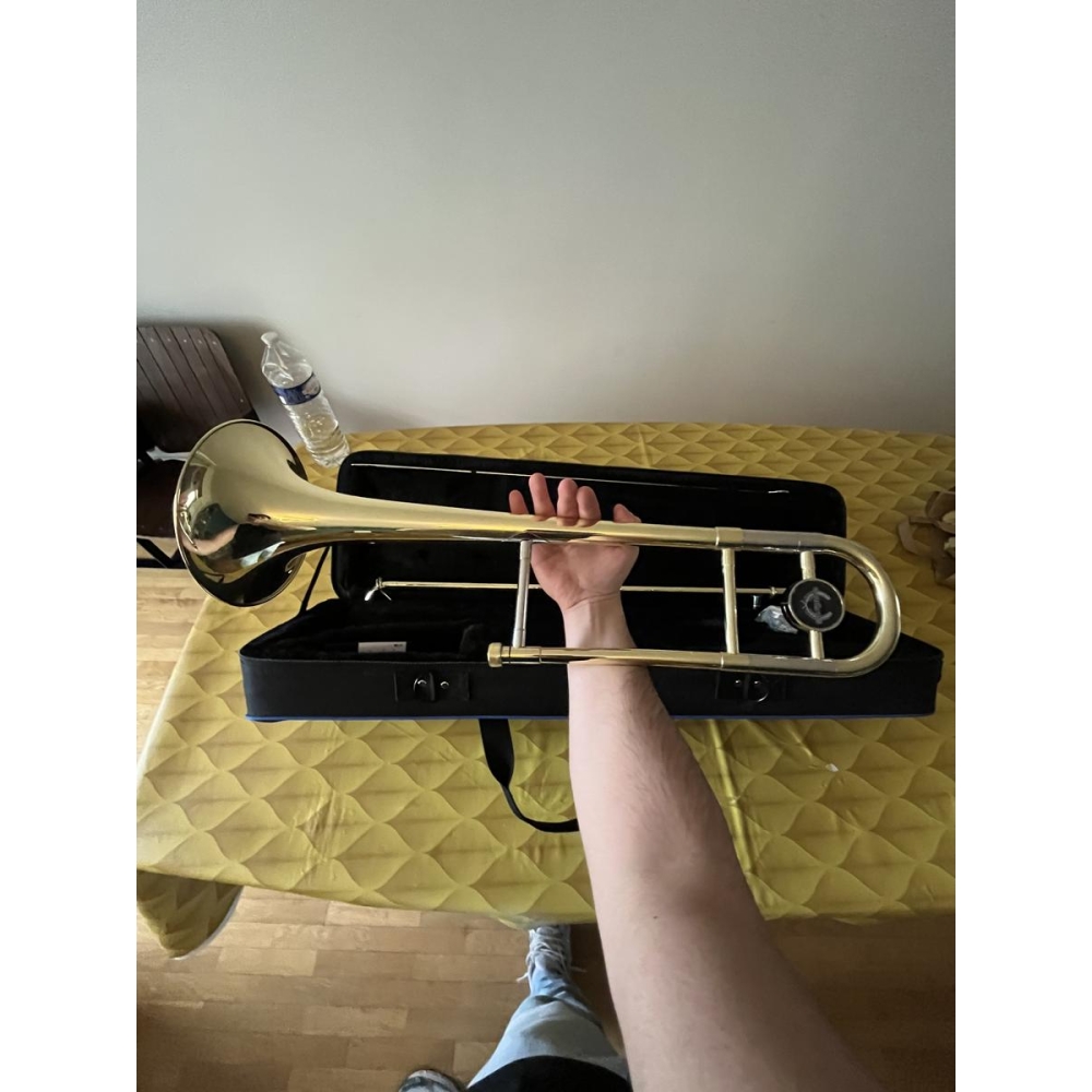 Trombón Woodbrass WTB200 en Si bemol, acabado lacado.