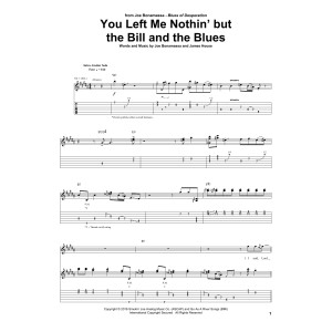 You Left Me Nothin' But The Bill And The Blues