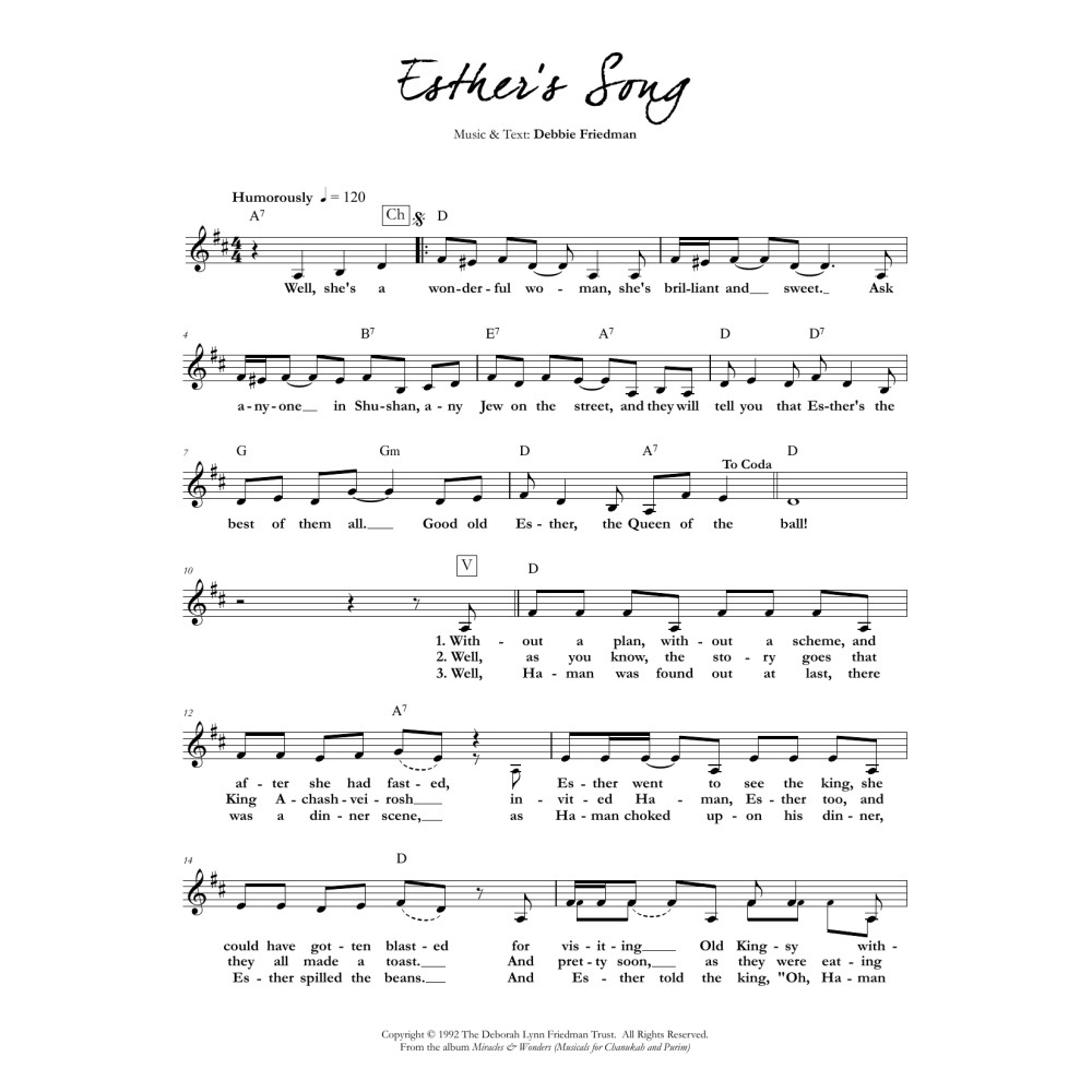 Esther's Song