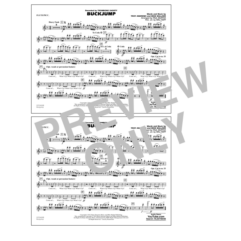 Buckjump - Flute/Piccolo