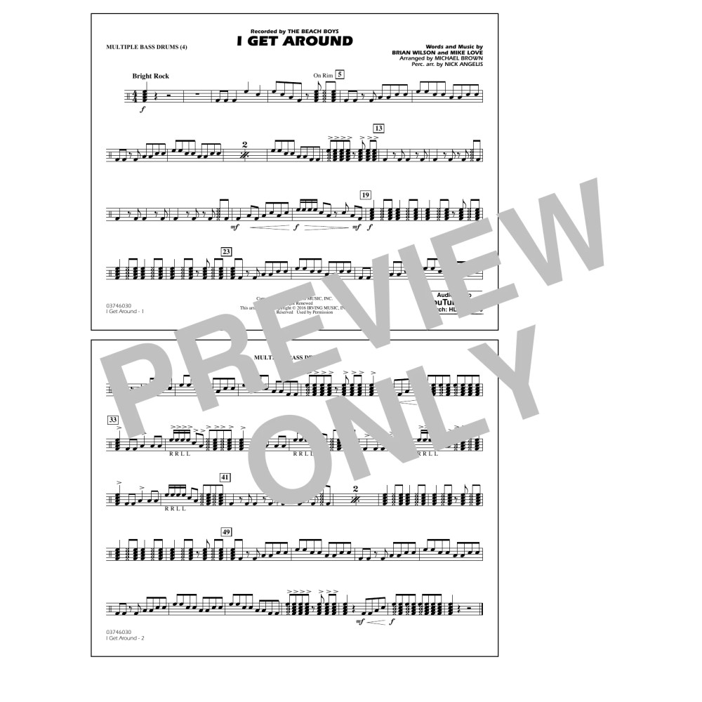 I Get Around - Multiple Bass Drums
