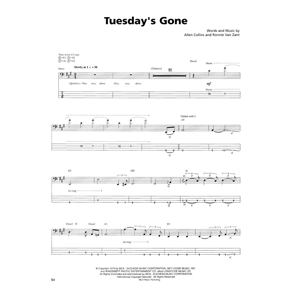 Tuesday's Gone