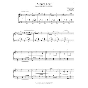 Album Leaf, Op. 12, No. 7