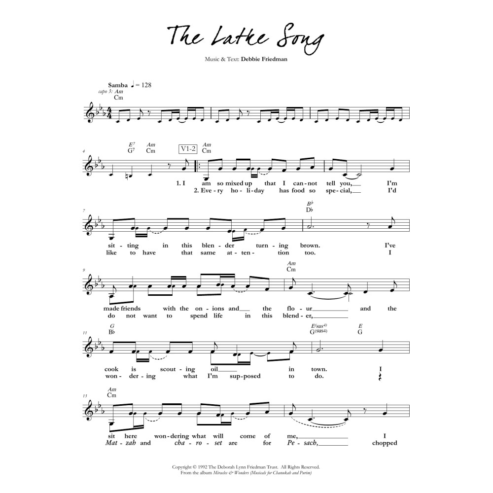 The Latke Song