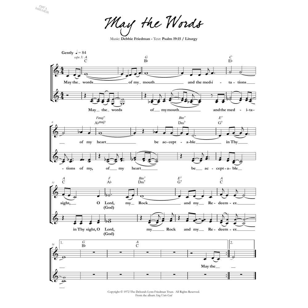 May The Words