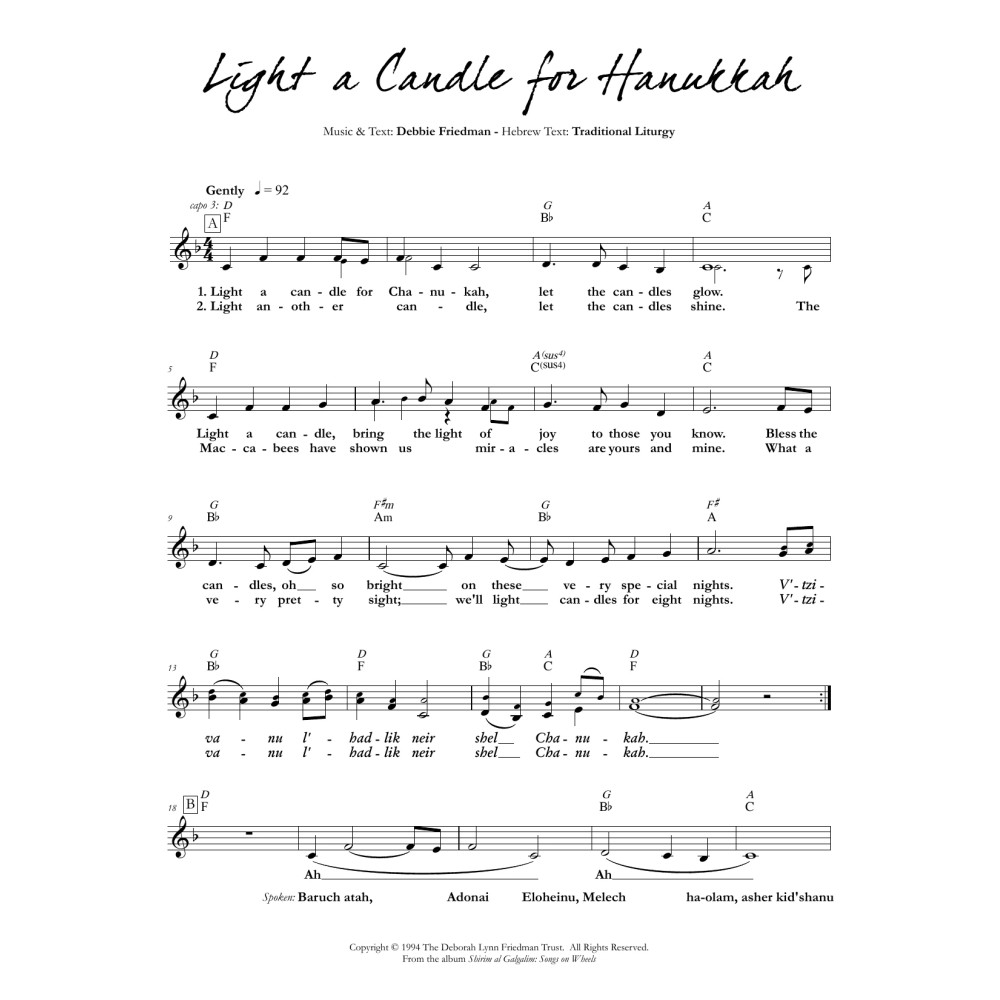 Light a Candle for Hanukkah