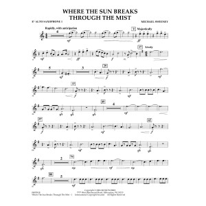Where the Sun Breaks Through the Mist - Eb Alto Saxophone 1