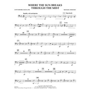 Where the Sun Breaks Through the Mist - Convertible Bass Line