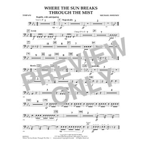 Where the Sun Breaks Through the Mist - Timpani