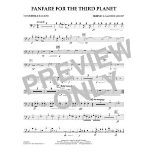 Fanfare for the Third Planet - Convertible Bass Line