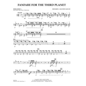 Fanfare for the Third Planet - Percussion 1