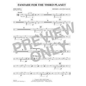 Fanfare for the Third Planet - Percussion 2