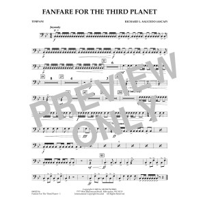 Fanfare for the Third Planet - Timpani