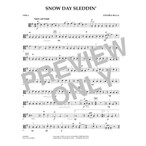 Snow Day Sleddin' - Viola