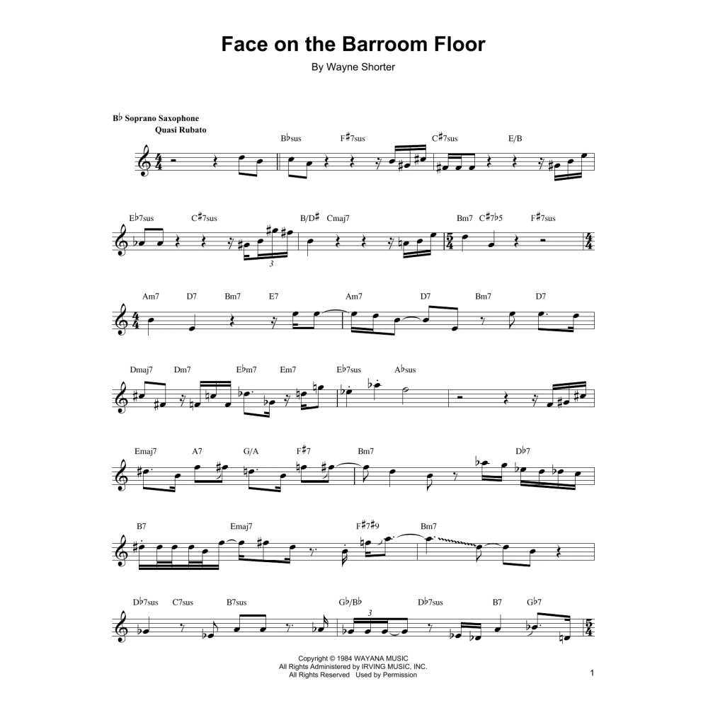 Face On The Barroom Floor